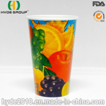12oz Single Wall Cold Drink Paper Cup with Lid (12oz)